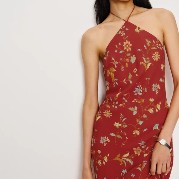 Reformation Floria Dress in Borsa - Picture 3 of 6